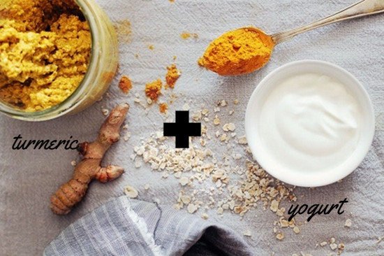 Mặt nạ trị nám bằng nghệ tươi và sữa chua